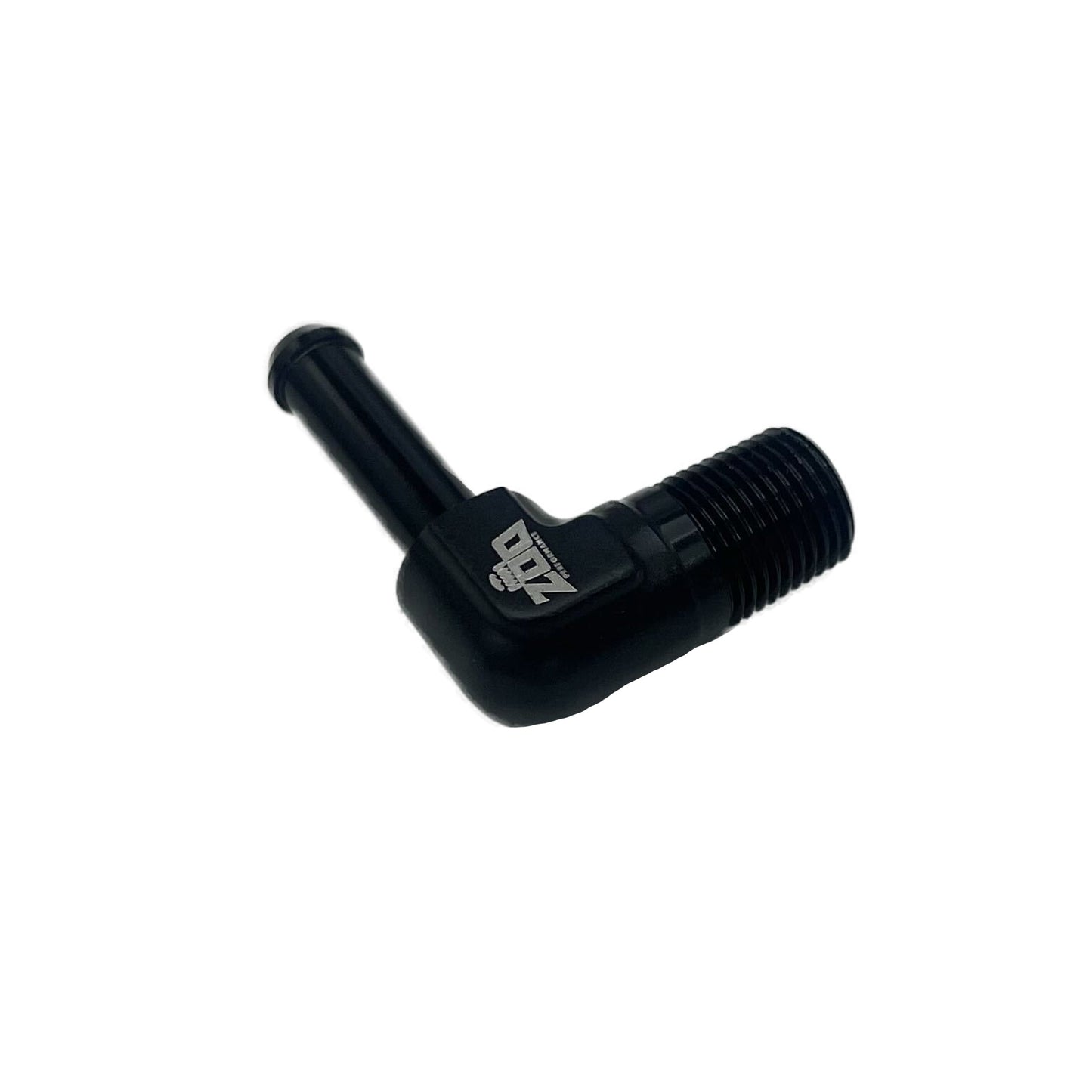 '-4AN to 1/8" NPT Barb fitting (90deg)