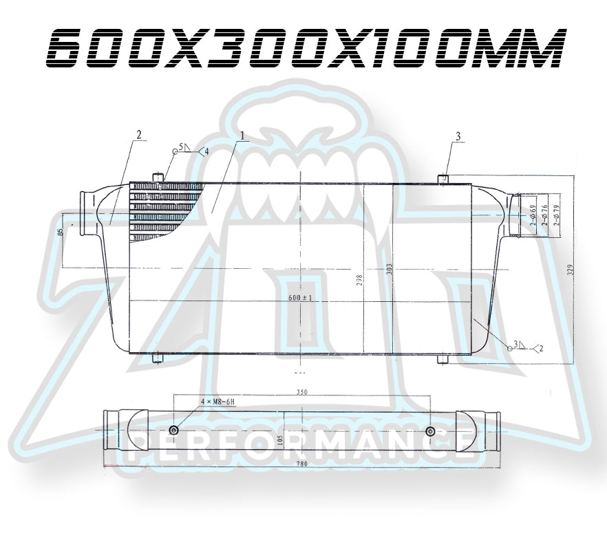 Race Series 100mm Intercoolers