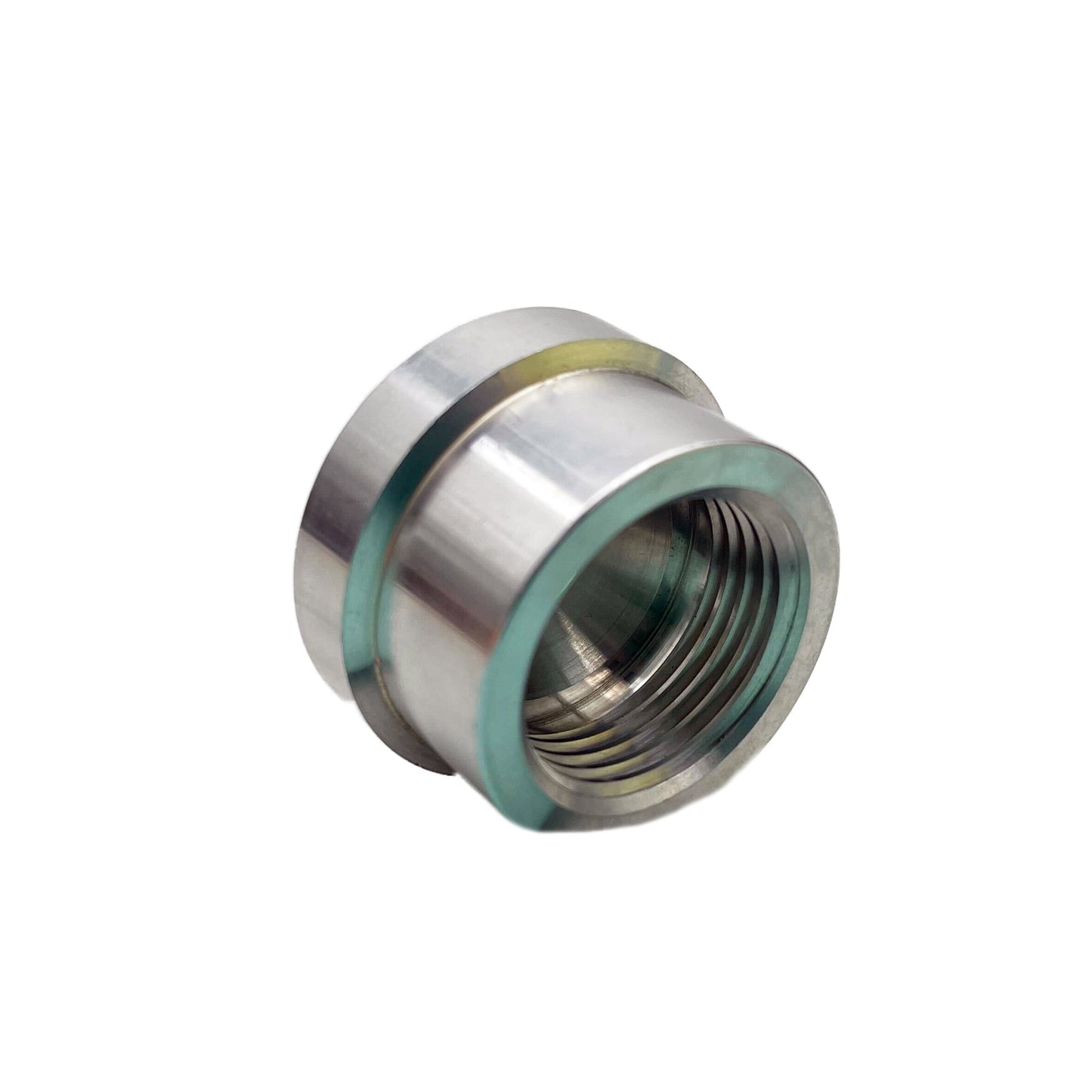 '-AN Weld on Female Bung - Aluminium (Circle Head)