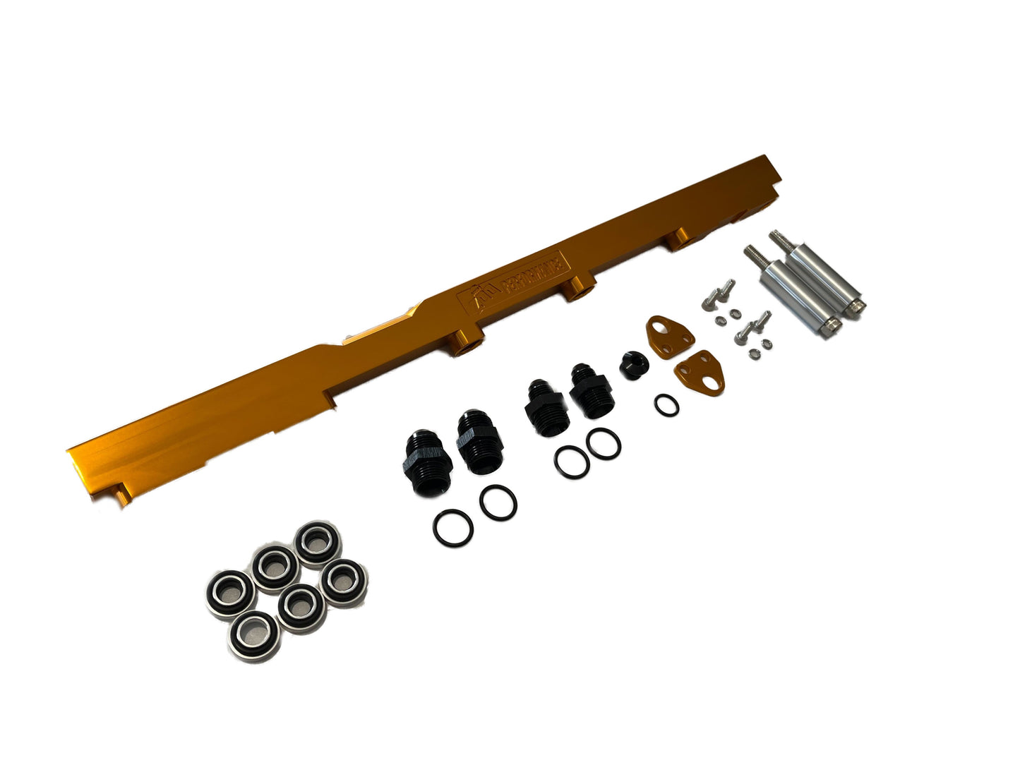 TOYOTA 2JZ FUEL RAILS  (GOLD, BLACK, SILVER)