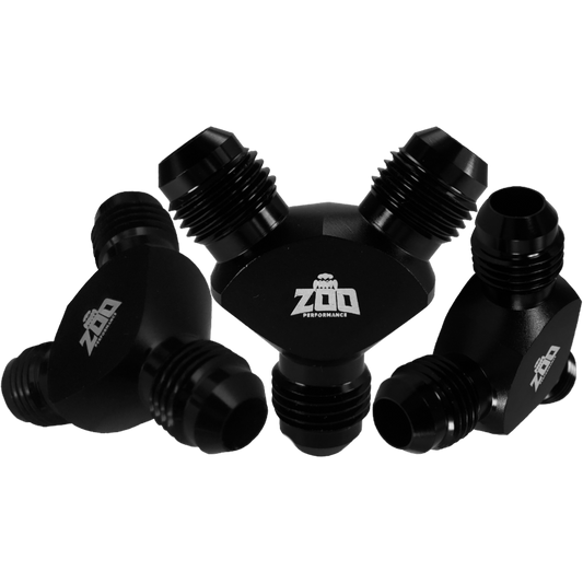 Y ADAPTOR MALE AN BLACK