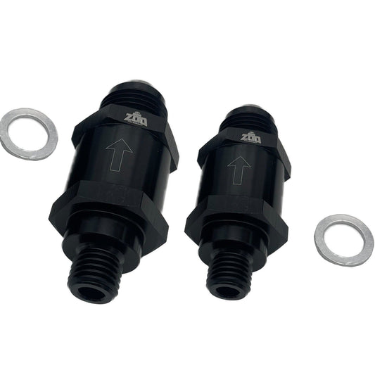 '-AN to Metric One Way Valve with washer